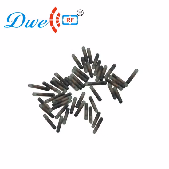 etichetta di vetro del bestiame 134.2khz RFID dell'animale domestico del microchip di iso 11784 11785 di 2.12*12mm per l'identificazione dell'animale domestico